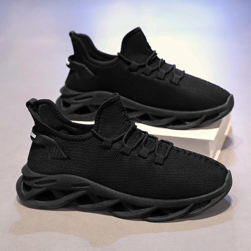 Men's Summer Breathable Mesh Shoes, Casual Sports Shoes for Men, Youth Running Shoes, Trendy White Shoes.
