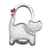Two-heart Cat Bag Hook: Customizable Logo, Inner-Folding Table Edge Hook for Ladies