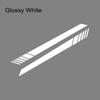 2PCS Car Side Door Vinyl Decals Racing Stripes Decals Sticker Decoration Auto Accessories For Mercedes Benz Smart Fortwo 453 451 LK8