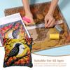 Animal Patterns Latch Hook Kit DIY Craft Vintage Knot Pillow Package Embroidery Latch Hook Kits Animals Print Cushion Pillowcase