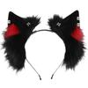 Cartoon Plush Animal Ears Headband Costume Headpieces Adjustable Cute Cosplay Accessory for Women and Kids