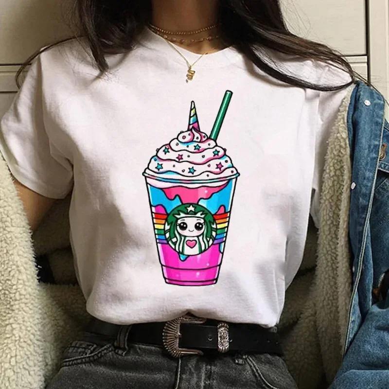 90s Nutella Print Graphic Womens Tshirt Fashionable Harajuku Tshirt Cute Cartoon Tshirt Korean Style Womens Cute Tshirt