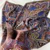 Atmospheric Retro Silk Scarf Women'S Spring And Autumn Versatile Mulberry Silk Large Square Scarf Scarf Shawl