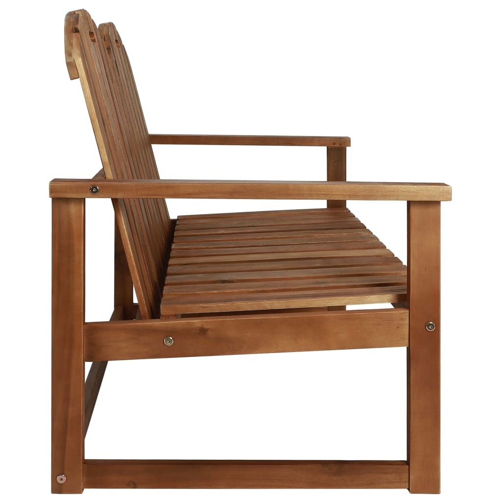 Garden Bench, 110 Cm, Solid Acacia Wood
