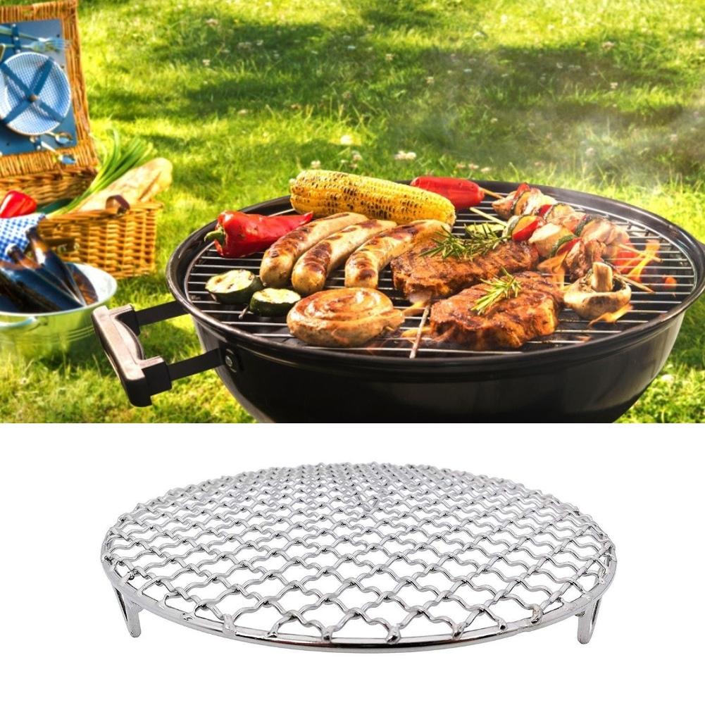 Multipurpose Stainless Steel Baking Wire Mesh Grill BBQ Net Mesh Barbecue Steaming Rack Fryer