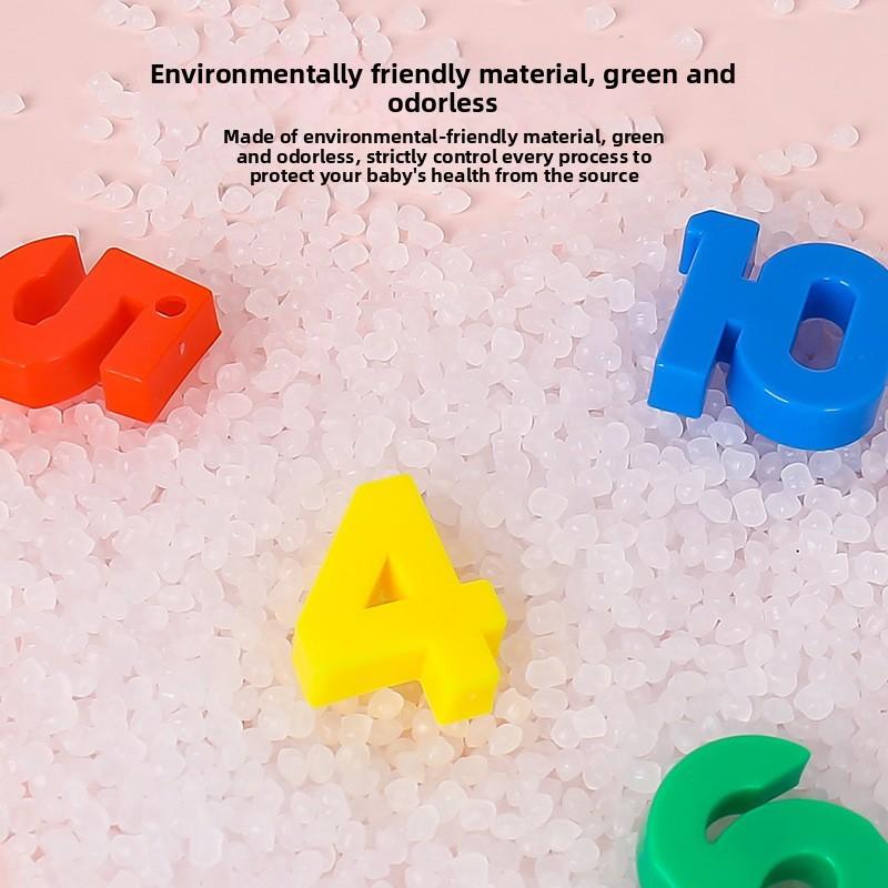 Educational Plastic Number Bead Sequencing Toy For Preschool Kids Learning And Fine Motor Skills Development