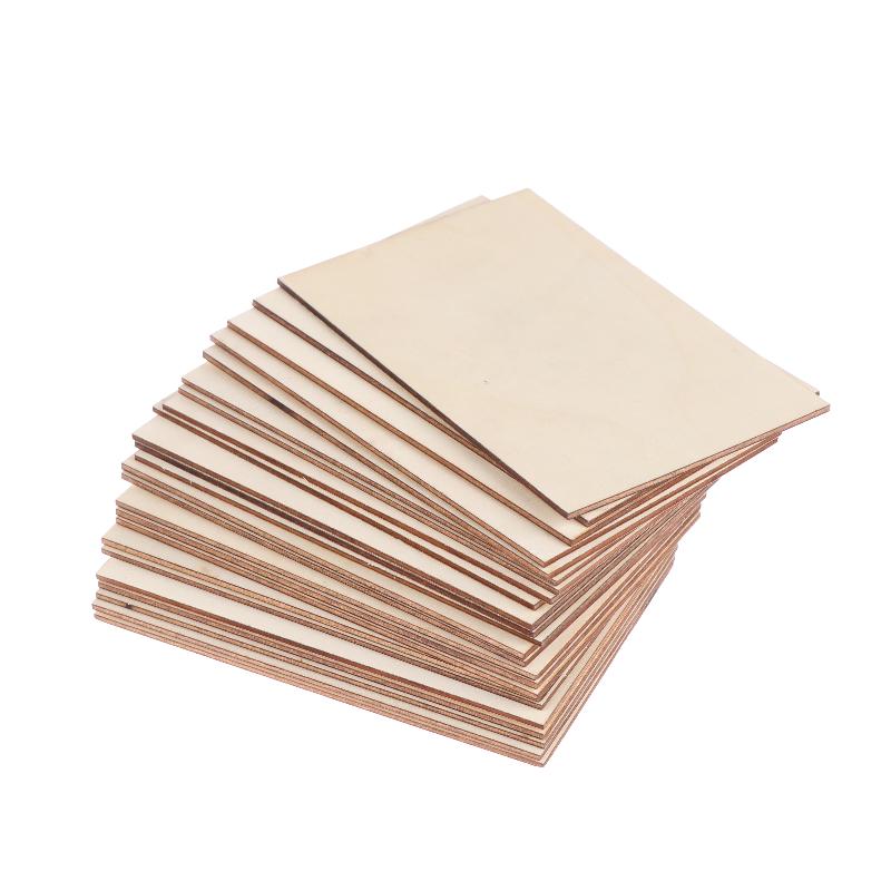 24Pcs Boxwood Sheets Basswood For Laser Cutting And Engraving,For Crafts, Diy Ornaments Model, Wood Burning