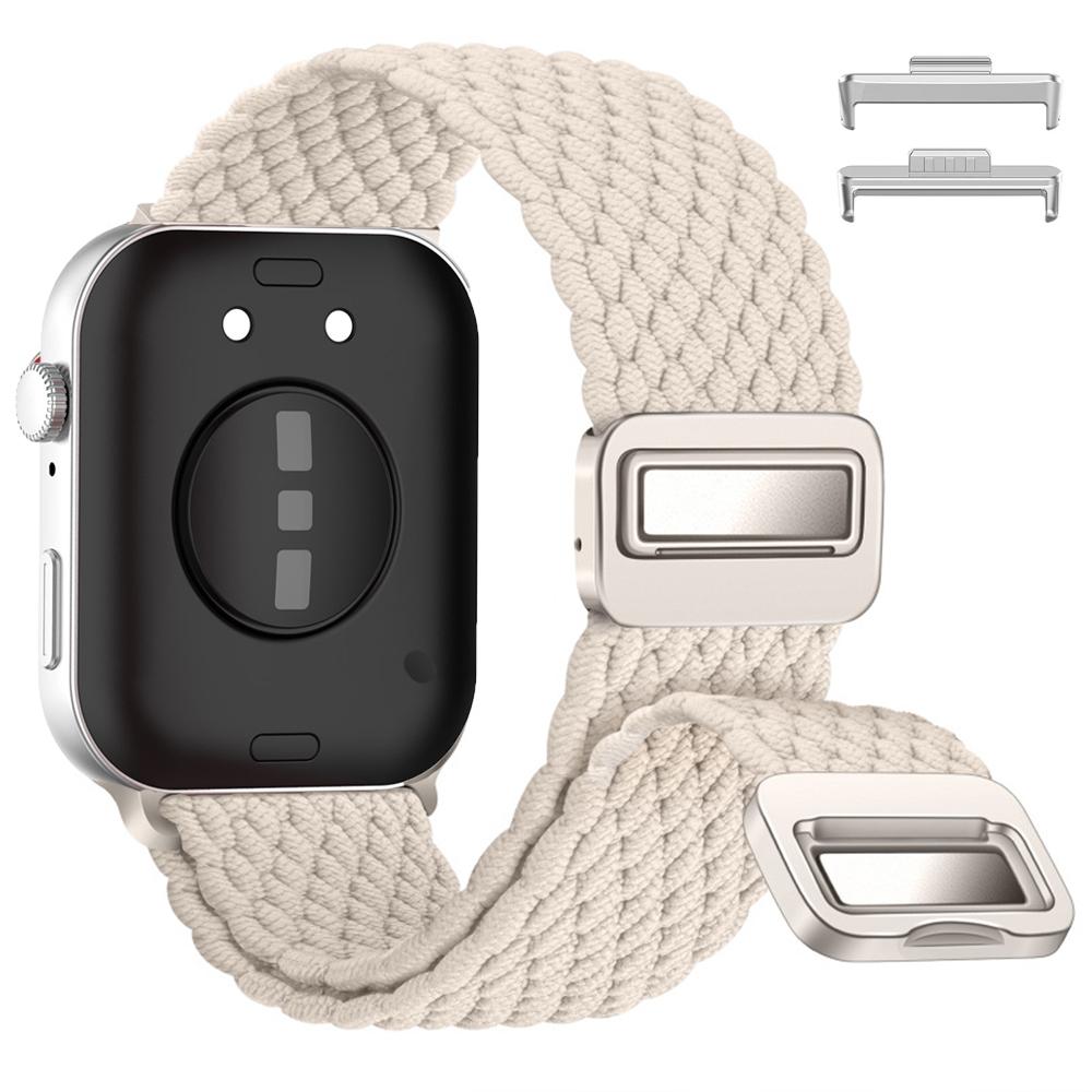 Magnetický řemínek s přezkou pro Huawei Watch Fit 3 Nylon Loop Náramek Correa pro Huawei Watch Fit 3 Inteligentní kovový náramek