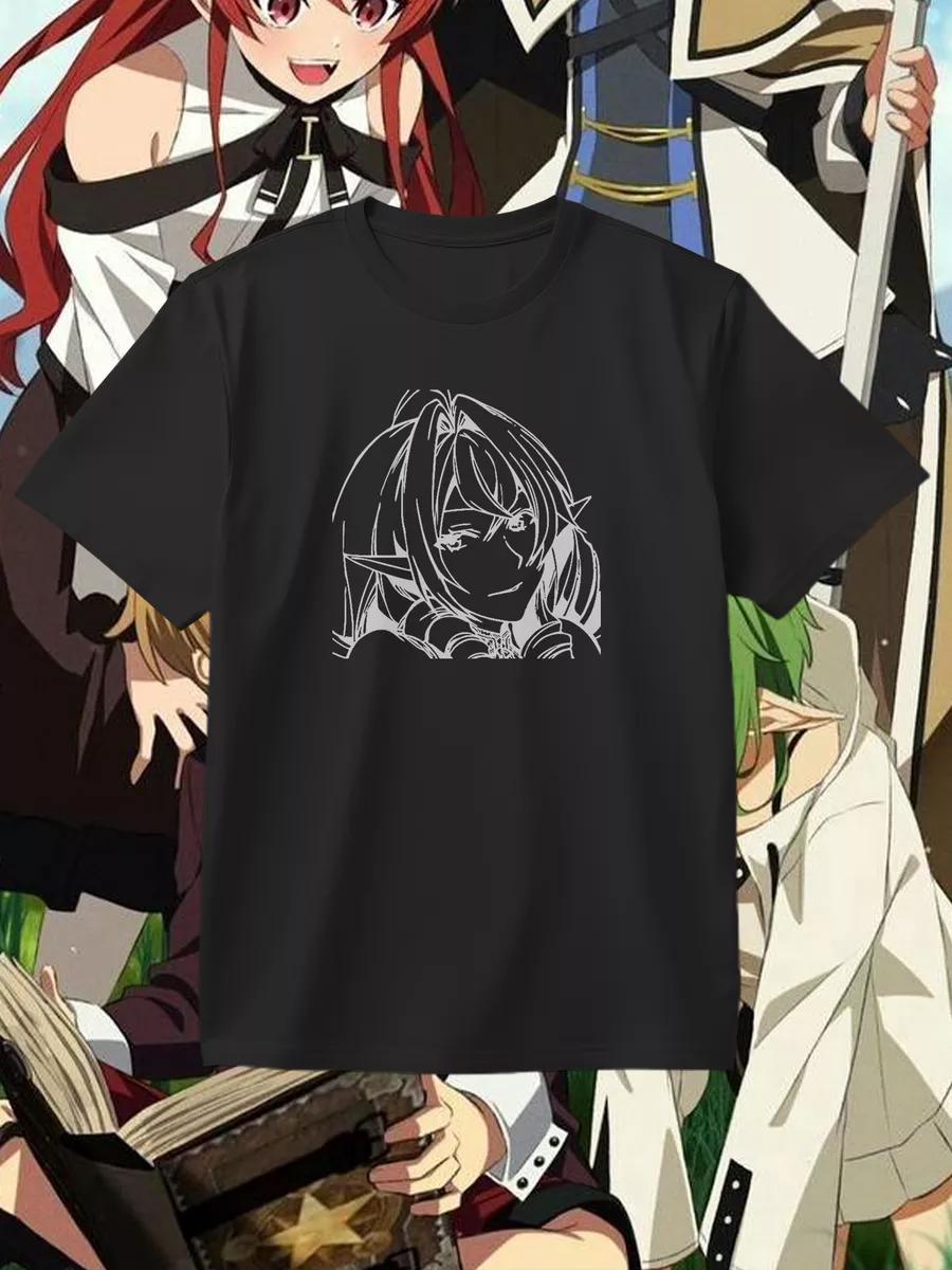 Black cotton oversized printed T-shirt M