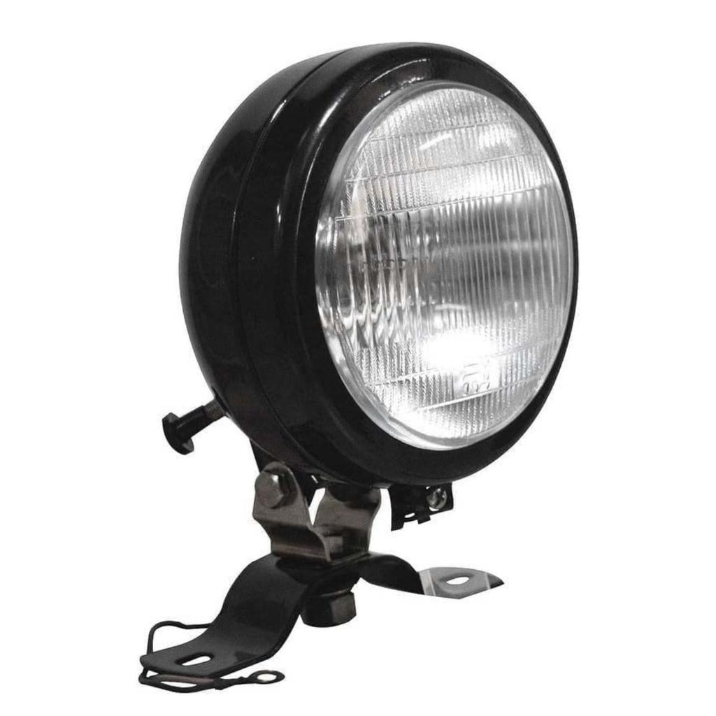Universal Plow Light 12V Tractor Work Light with Switch Black | Suitable for Massey Ferguson, Mahindra, Tafe, Ford, Sonalika
