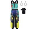 Halloween Girls Embroidered Jacket Shorts Outfits +Tassel Necklace Roleplay Theme Party Cool and Stylish Singing Costume