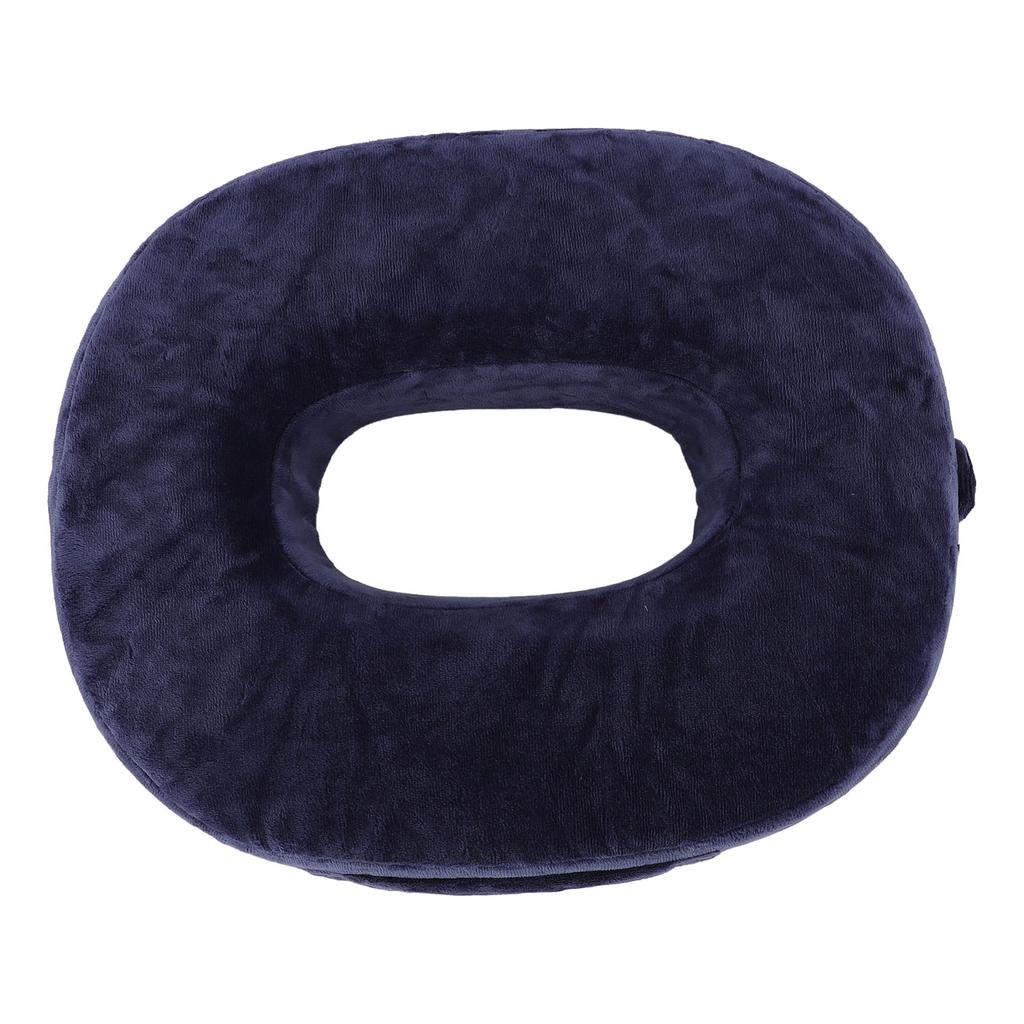 Oval Seat Cushion Non Slip Bottom Memory Foam Donut Pillow for Car and Office Chair