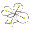 Fried Egg Pancake Shaper Stainless Steel Egg Ring Circle Mold Heart Shape