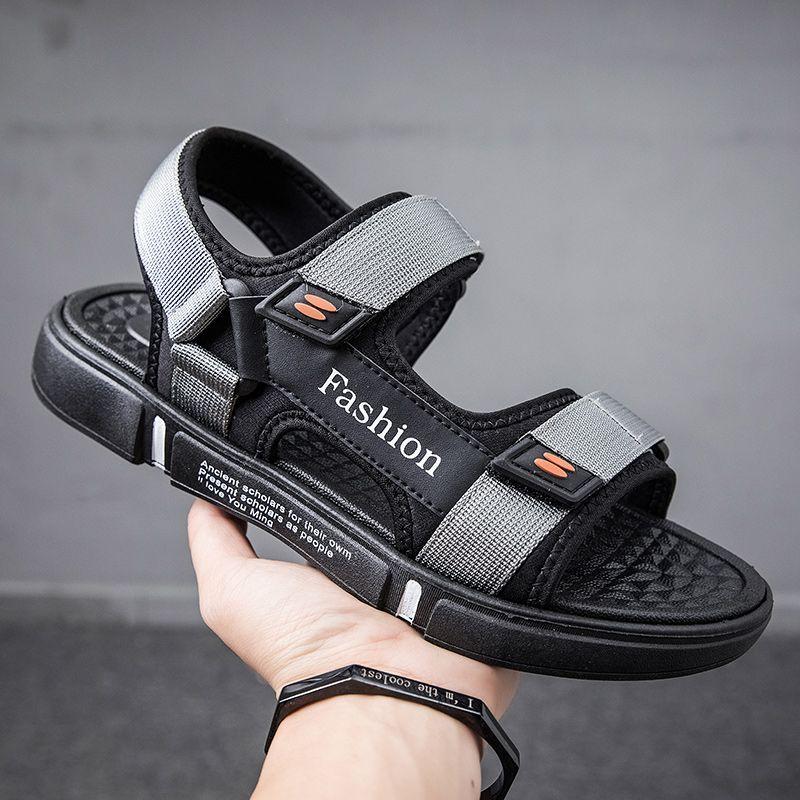 Fashion Sandals Men New Summer Non-slip Wear Soft Bottom Slides Men Driving Sports Men Sandals