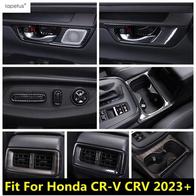 Front Water Cup Handle Bowl Seat Adjust Panel Rear Armrest Air Vent Cover Trim For Honda CR-V CRV 2024 Interior Accessories