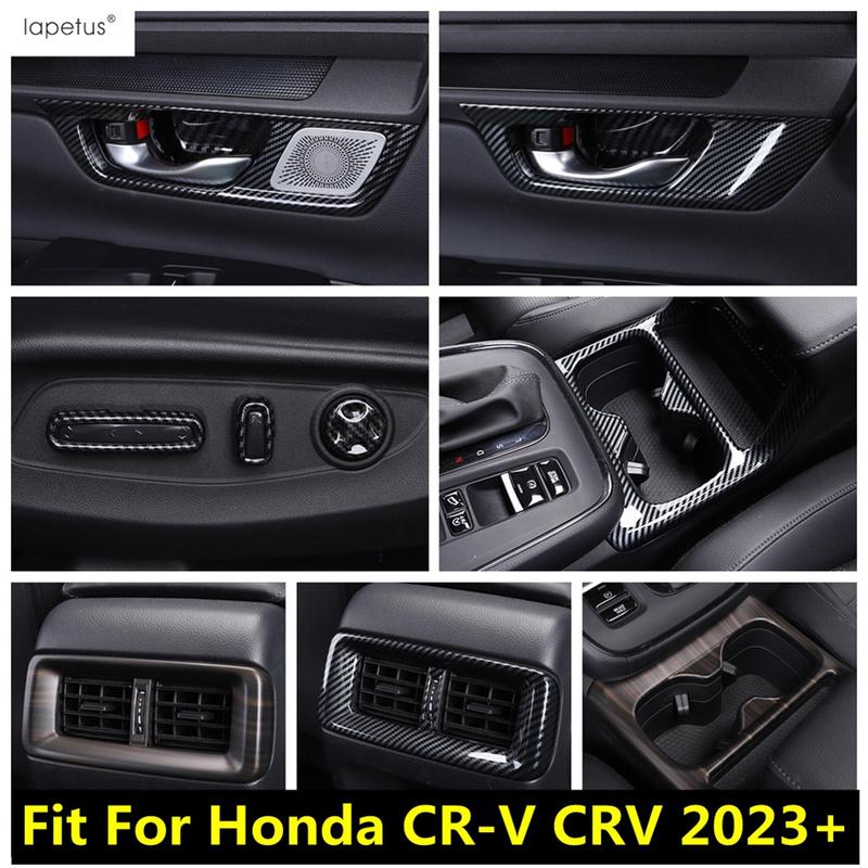 Front Water Cup Handle Bowl Seat Adjust Panel Rear Armrest Air Vent Cover Trim For Honda CR-V CRV  2024 Interior Accessories