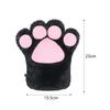 Cosplay Halloween Cat Bear Paw Panda 4 With Animal Cosplay Cold Protection Winter Fashion Black [LONTG] Gloves, Costume, Gloves, Cute, Shape, Gloves,