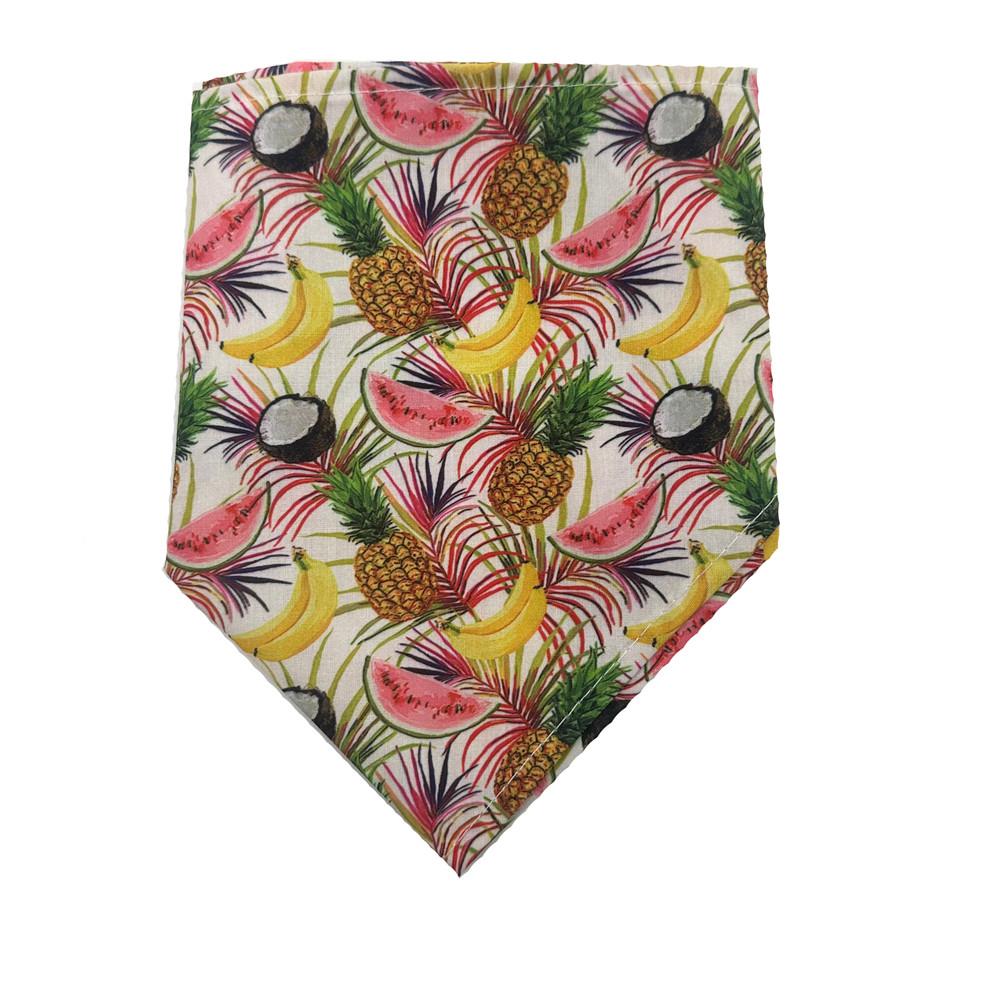30/50pcs Dog Bandana Summer Fruit Style Pet Bandana Dog Bib Scarf Dog Triangle Scarf Dog Bandana Pet Puppy Soft Cotton Bandanas