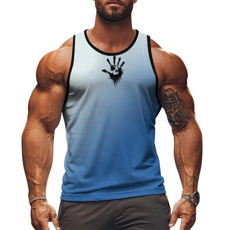 3D Printed Sports Vest Summer Men Y2k Sleeveless Men's Top Oversized Tank Fashion Streetwear T Shirt