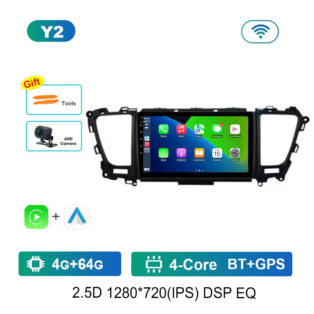 9'' Android System for Kia Carnival Sedona 2014 - 2020 Car Radio Multimedia Player DSP Stereo GPS Navi Carplay 4G Bluetooth WiFi