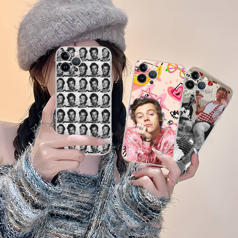 Hot H-Harrys Music Styles Phone Case For IPhone 17 16 15 14 13 12 11 Pro Max 13 12 Mini 17Air 16e Clear Cases