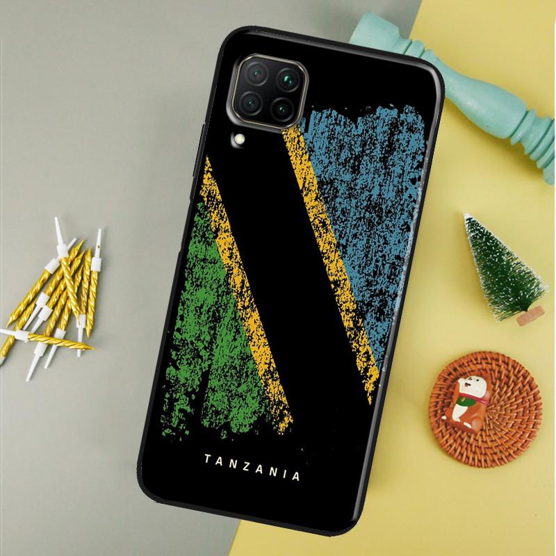 Tanzania National Flag For Huawei P60 Pro P30 P40 Lite Nova 10 9 SE 7i 8i 11i 12i 12s Y90 Y60 Y70 Y72 Y61 Y91 Case