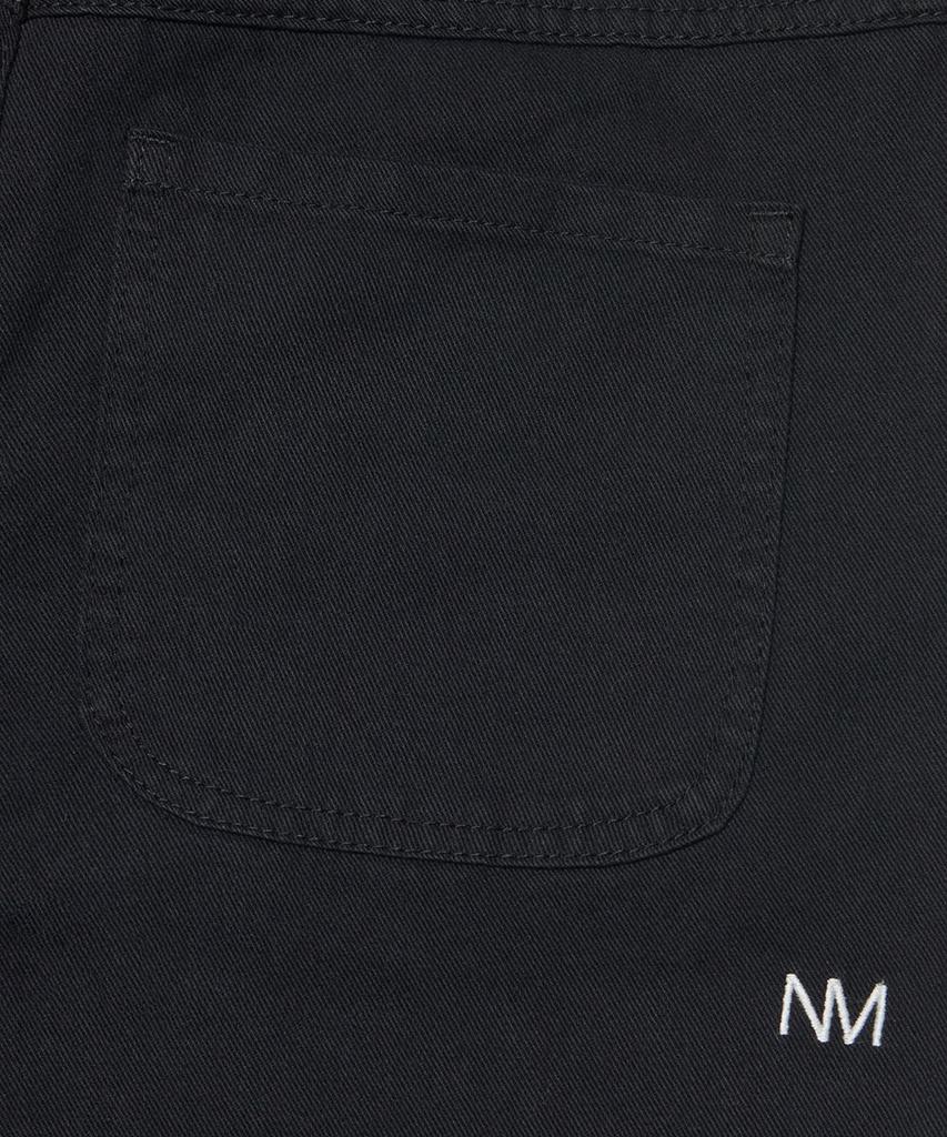 Nomaenyueol Straight Wide Cotton Pants - Black