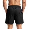 Men's Big Size Summer Quick Dry Beach Shorts Casual 5 Inch Sports Shorts Lightweight Breathable Elastic Waistband Drawstring
