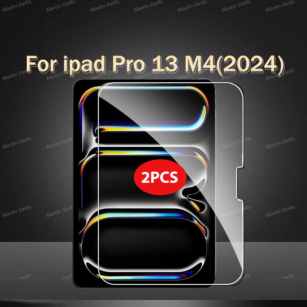 2 Stück Gehärtetes Glas Displayschutzfolie Für ipad Pro Air 13 11 2024 M4 M2 Air 5 4 Pro 12.9 11 M3 M5 2025 2026 Film
