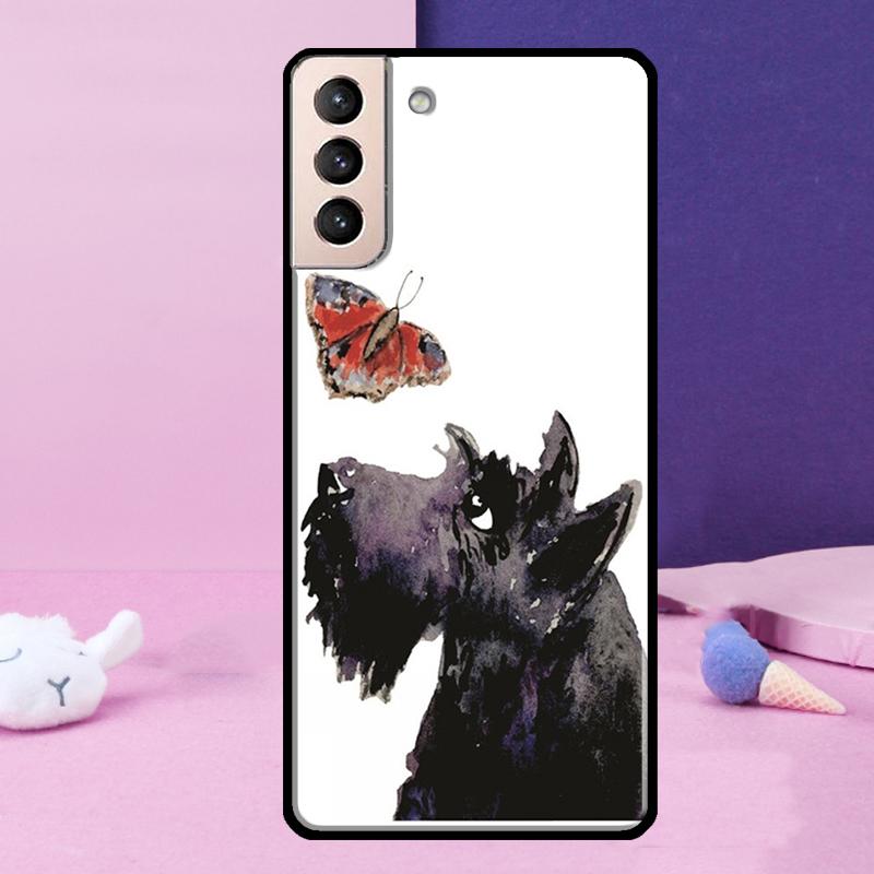 Westie Scottie Scottish Terrier Phone Case For Samsung Galaxy S25 Ultra S24 S23 Ultra S9 S10 S20 S21 S22 Plus S24 FE Cover