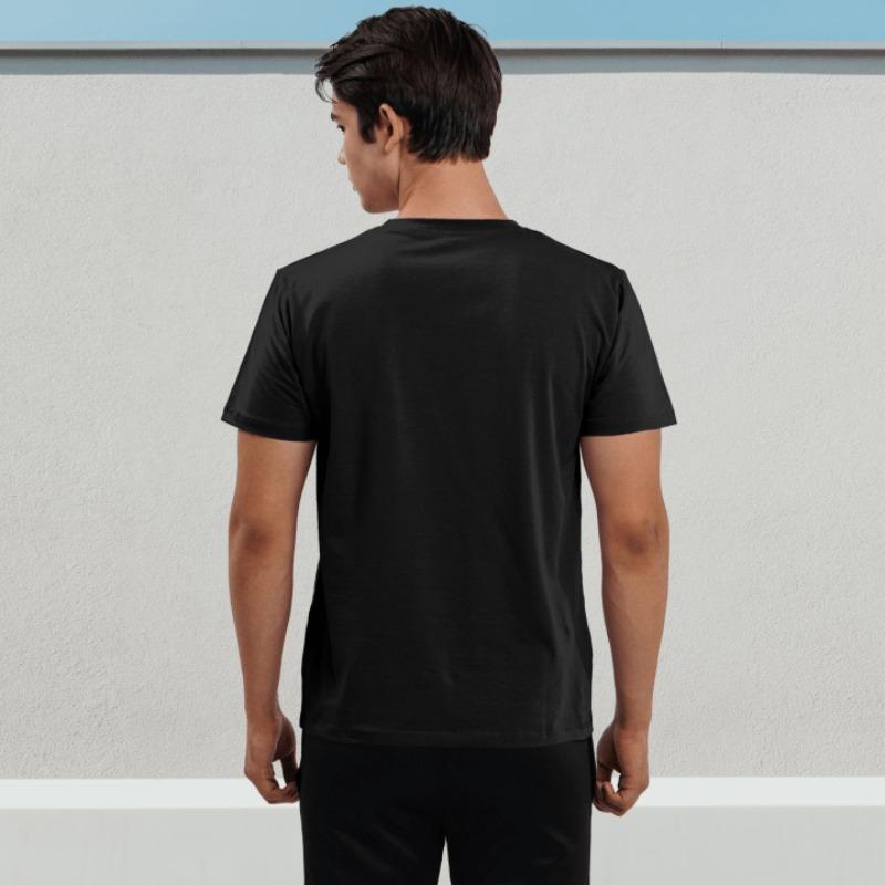 T-shirt Casual Traspirante da Uomo con Stampa Unica a Teschio, Vestibilità Regolare, Girocollo Classico, Tessuto Morbido e Confortevole, Taglie Forti