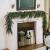 1pc Lifelike Norfolk Pine Christmas Wreath - Artificial Green Garland for Indoor/Outdoor Decor, Perfect for Front Door, Walls, Windows, and Porches