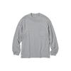 Uniqlo FW23 Solid Color Loose Fit Pullover Long Sleeve T-Shirt Unisex Tops Gray 455404-03