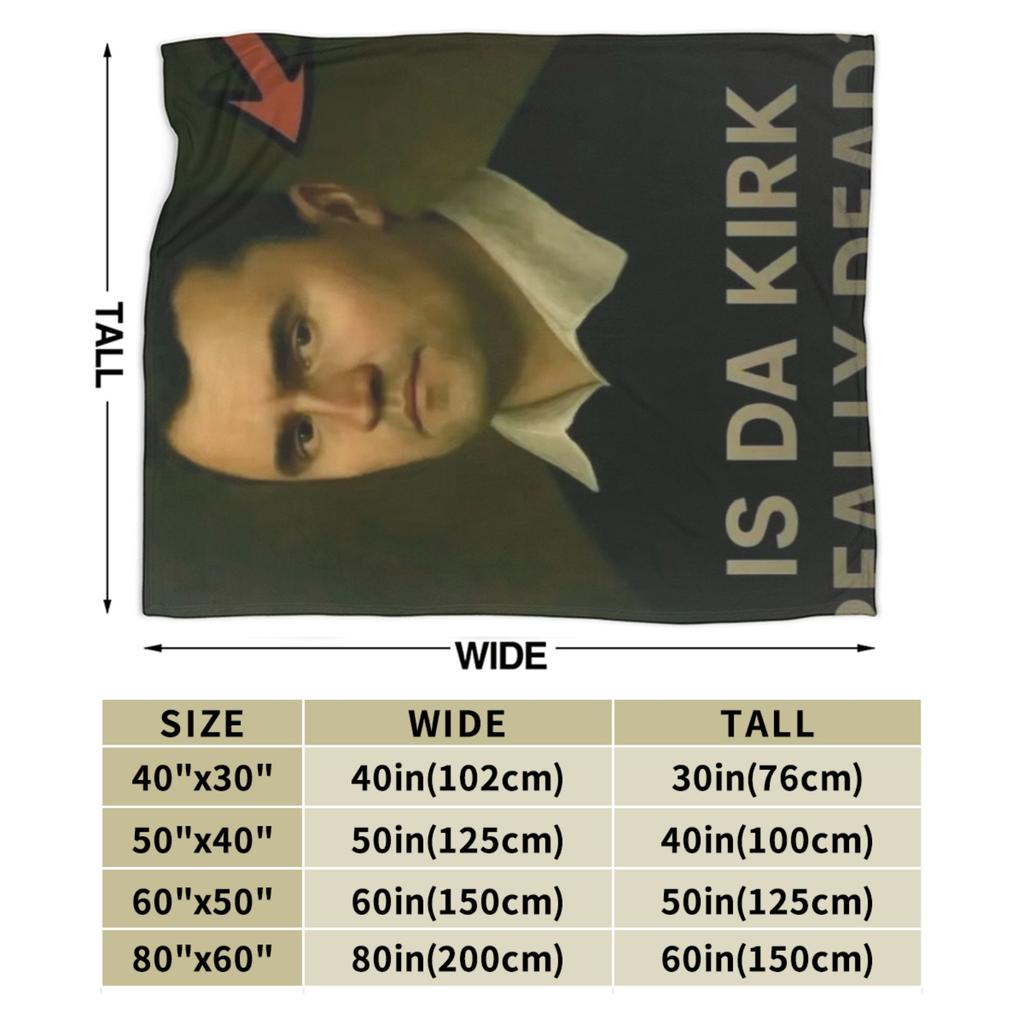 Super Soft Charlie Kirk Throw Blanket Premium Fleece Flannel Lightweight Bed Blanket Cozy Plush Bedspread All Season Use