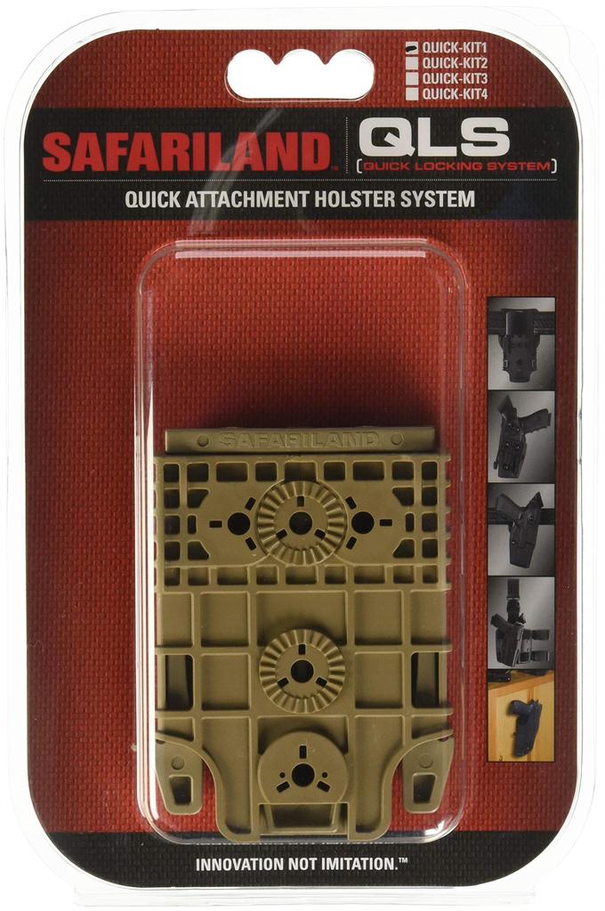 Safariland Quick Lock System Kit, Flat Dark Earth, QUICK-KIT1-55