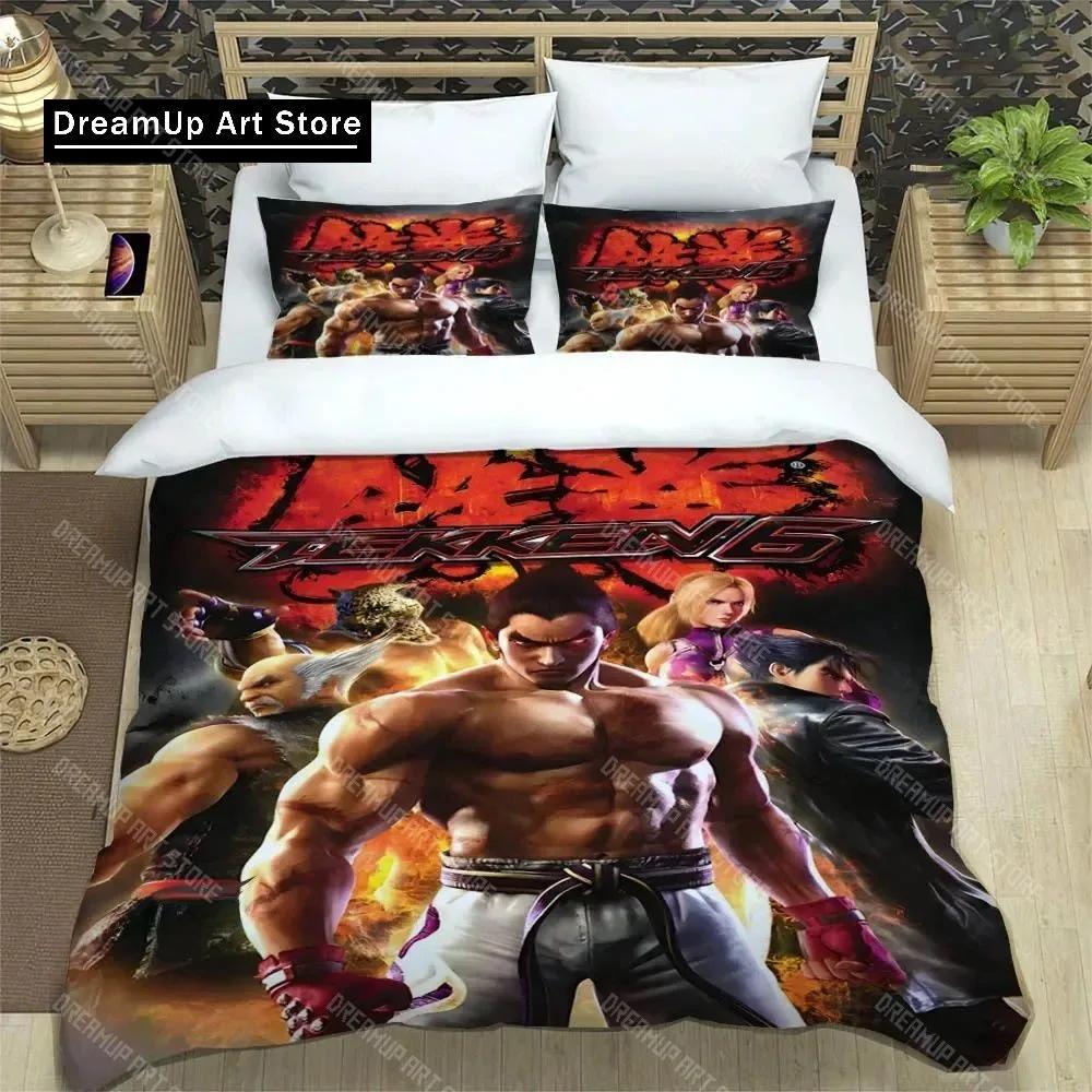 New Game Tekken 8 3D Pint Bedding Sets Exquisite Bed Supplies Set Duvet Cover Bed Comforter Set Bedding Set Luxury Birthday Gift