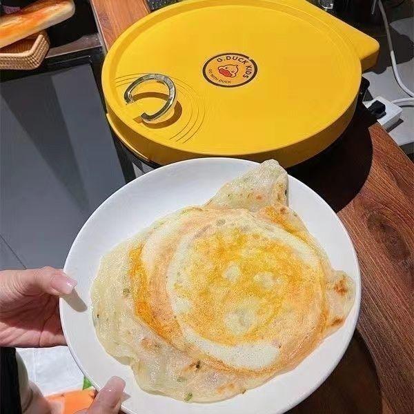 Electric Little Duck Pancake Maker: Multi-functional, Deepened, Constant Temp, Enlarged Griddle with Double-sided Heating.