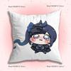 Cute Game T-Trickcal Anime Pillow Case Anti-Dustmite Pillowcase Invisible Zipper Silky Short Plush Sofa Cushion Cover