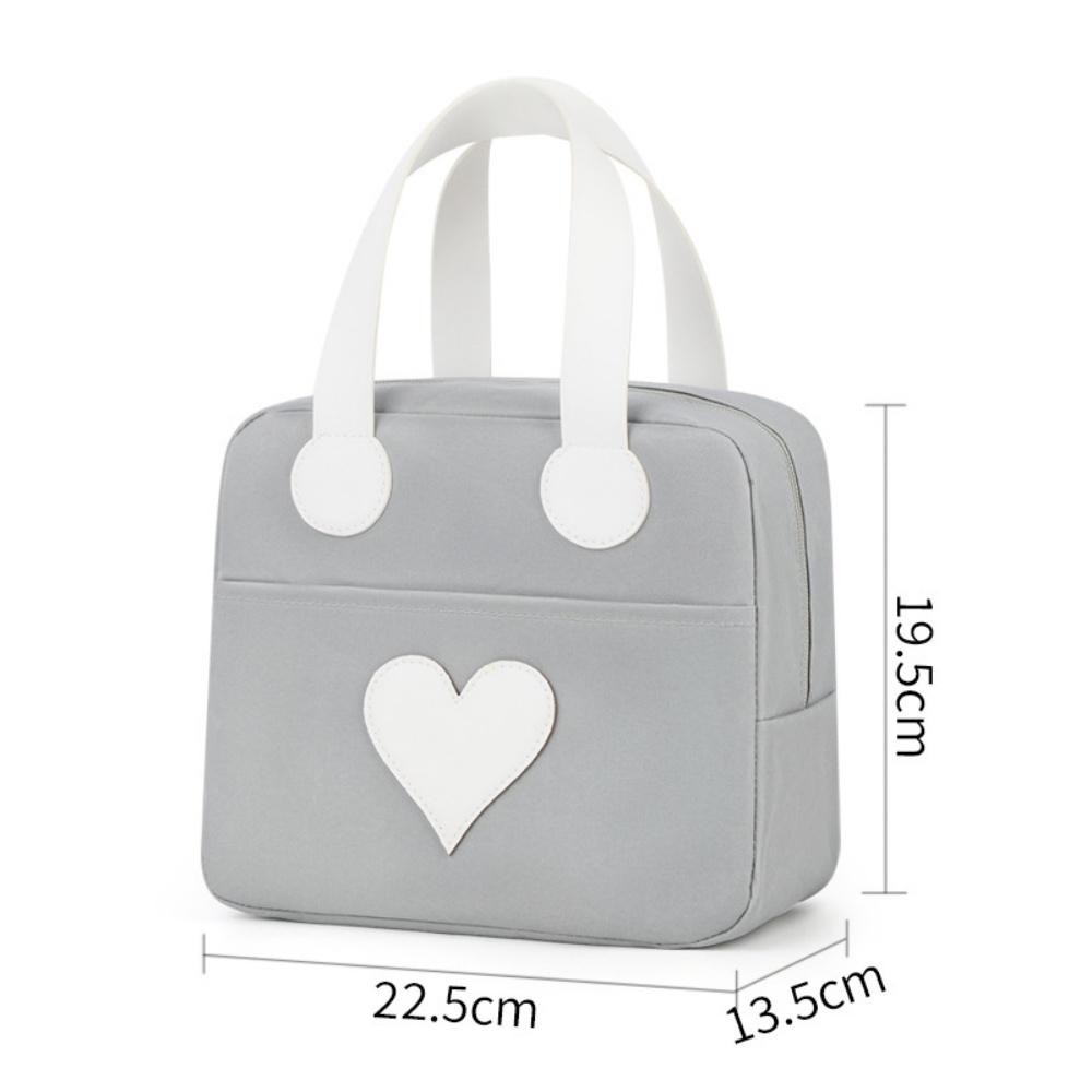 Insulated Lunch Box Large Capacity Bento Pouch Portable Handbag Modern Student Lunch Bag For Picnic Students Travel