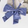 Fashion Uniform Sailor Suit Collar Bowknot Oversized Swallowtail Bowknot  For Women College Girls