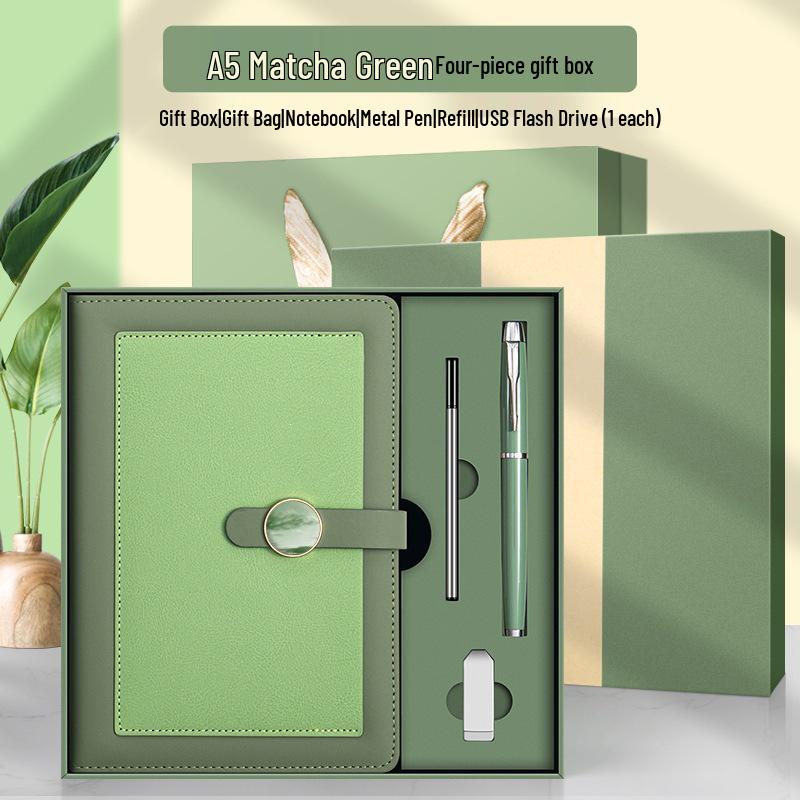Custom High-End A5 Business Diary & Stationery Gift Set with Logo