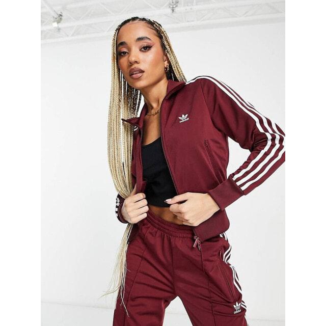 

Темно-красная спортивная куртка adidas Originals adicolor firebird