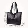 Vintage Ladies Bag Large Capacity Handbag , Vintage Plain Shoulder Bag , Ladies Commuter Casual Handbag