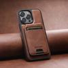 MagSafe Wireless Charging Leather Case IPhone 18 Pro Max 2-in-1 Card Holder Stand