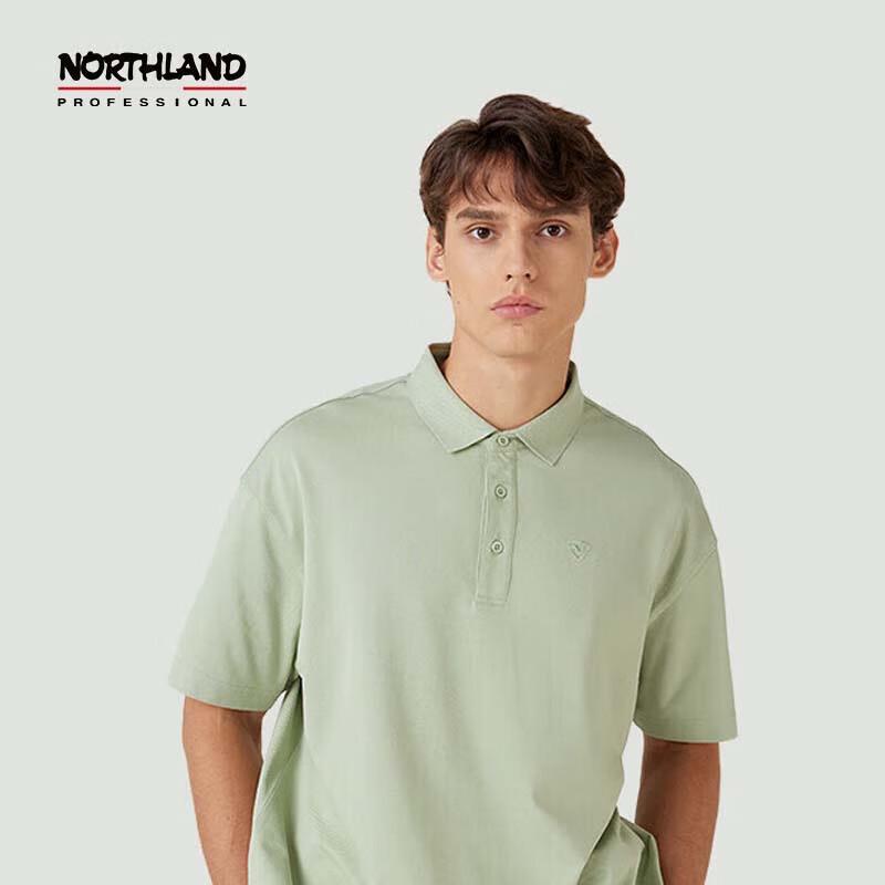 

NORTHLAND Unisex Ruomu Lapel Short Sleeve T-Shirt 165/84A