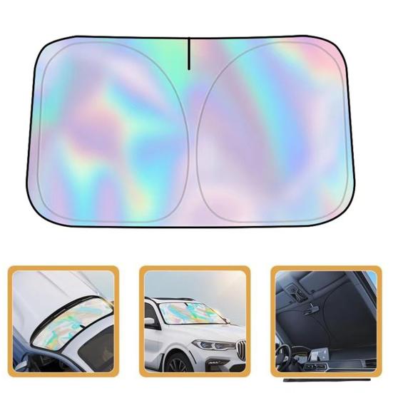 Car Windshield Sun Shade Protective Cover UV Resistant Simple Installation Universal Foldable Windshield Cover Sun Shade
