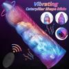Kompakter Alien-förmiger Vibrations-Dildo mit Fernbedienung - Kabelloser Fake-Penis Analplug für Frauen