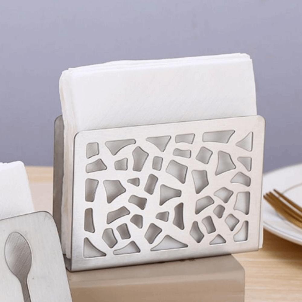Rustproof Napkin Container Heavy Duty Napkin Storage Rack Exquisite Napkin Stand Home Restaurant