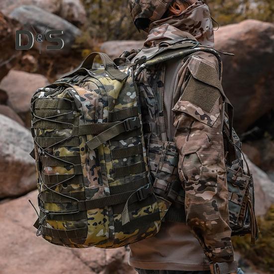 Wanderrucksack, leicht, große Kapazität, wasserdichtes Oxford-Gewebe, Outdoor-Reisen, Camping, Klettern, Jagd, Aufbewahrungstasche, Camouflage-Rucksack