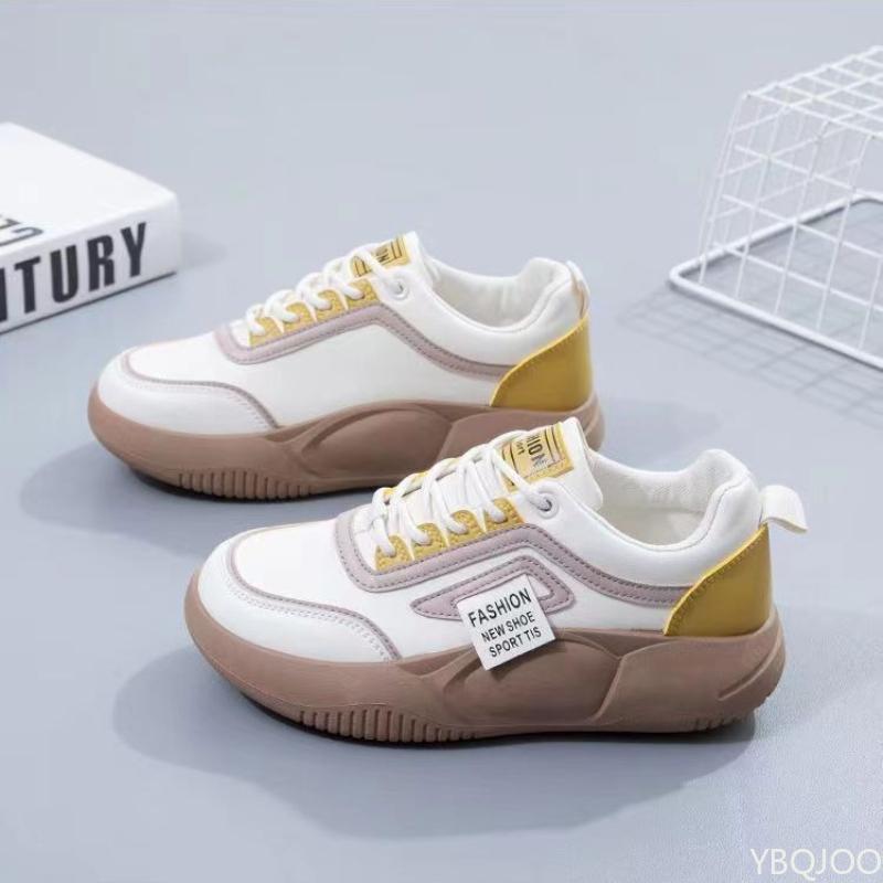 

Женская весенняя новая универсальная обувь на толстой подошве, простая, удобная, повседневная, увеличивающая рост, женские кеды 40